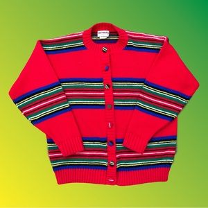 Vintage Knit Striped Sweater